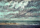 Marine Les Equilleurs by Gustave Courbet